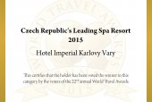 Hotel Imperial Karlsbad -  World Travel Awards