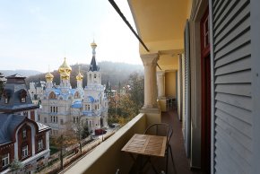 Výhled z pokoje - Detox Hotel Villa Ritter**** - Karlovy Vary